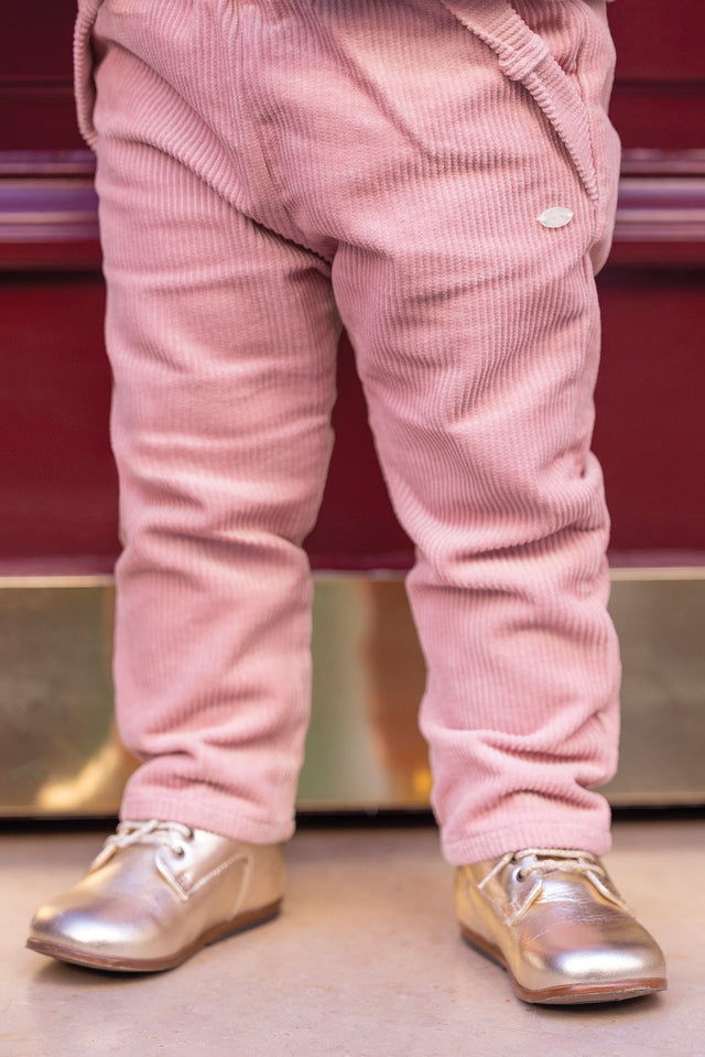 Pantalon - Myosotis velours nœud - Image principale