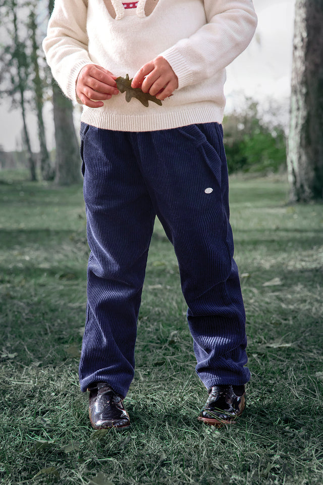 Pantalon - Eglantine velours nœud - Image principale