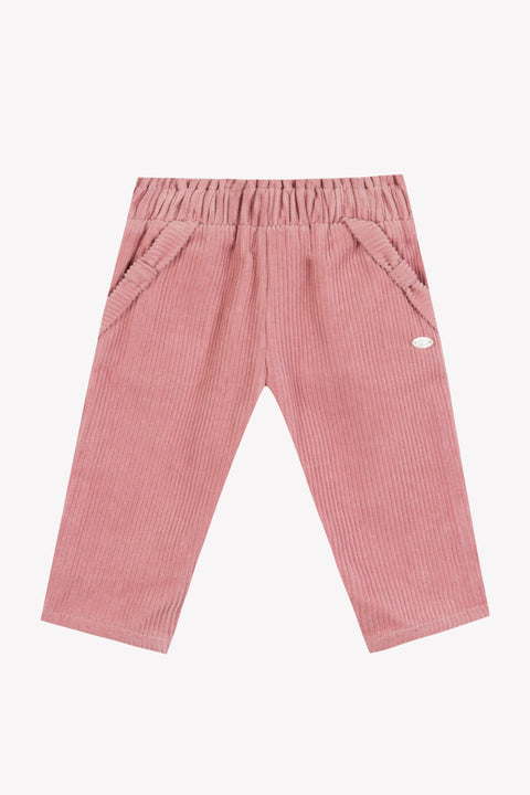 Pantalon - Myosotis velours nœud - Image principale