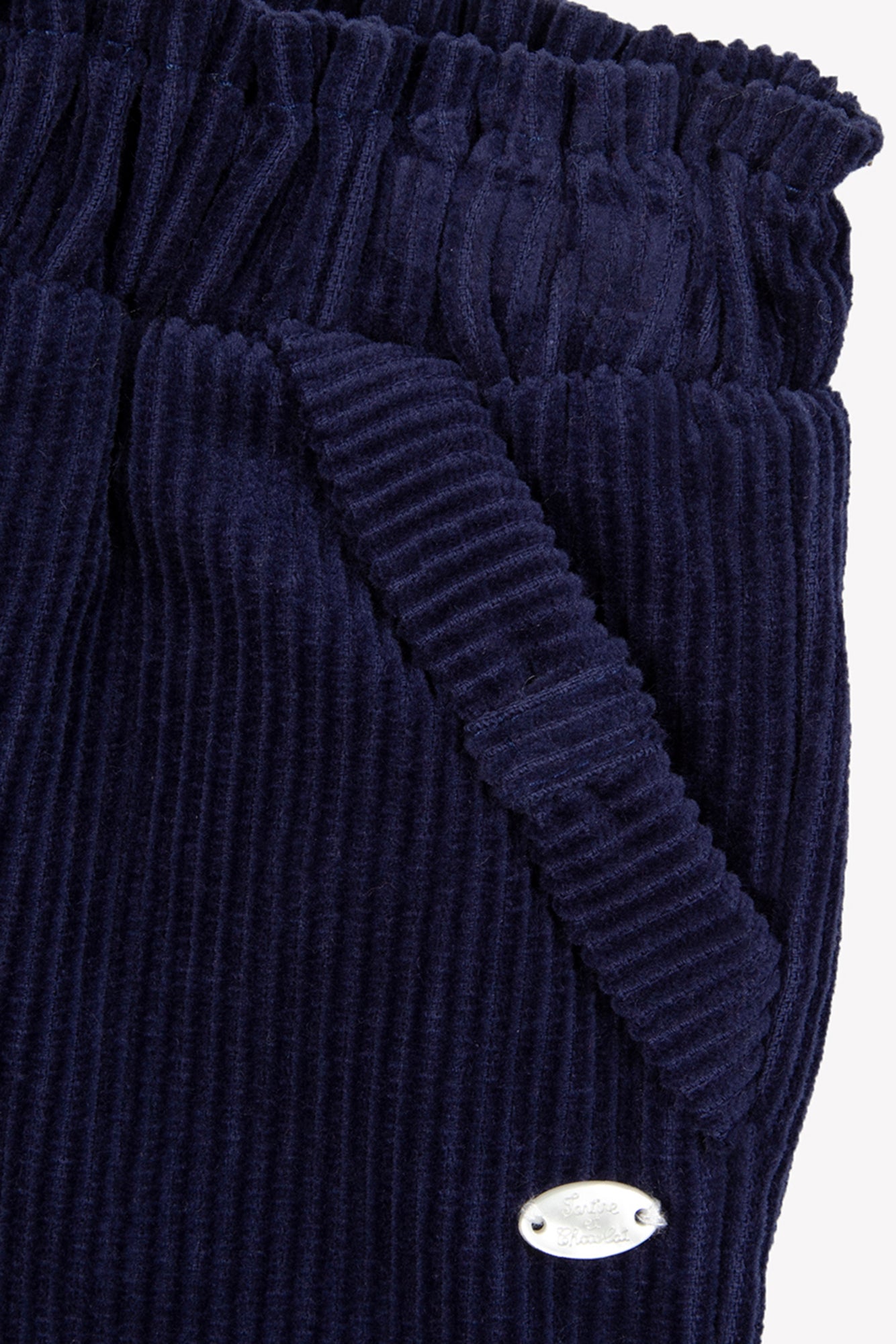 Pantalon - Eglantine velours nœud