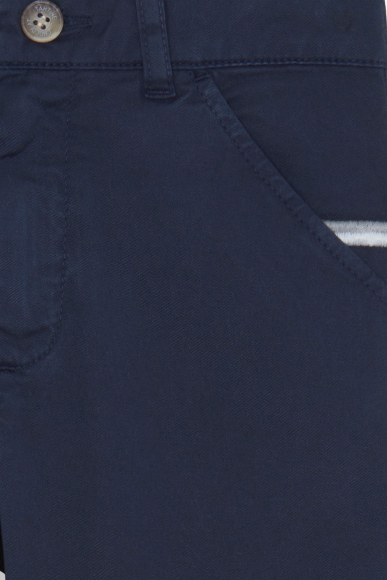 Hose - Marineblau Taschen