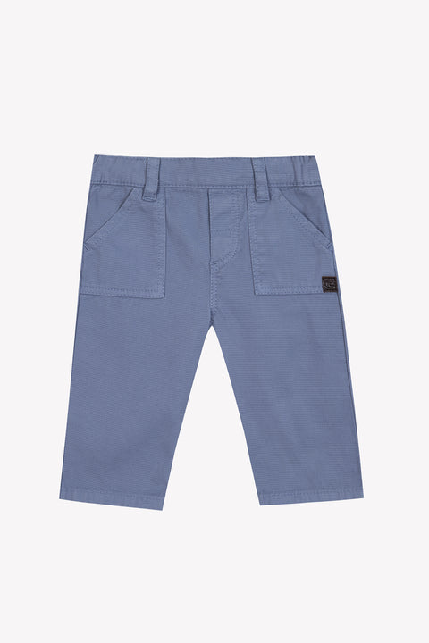Pantalon - Bleu grisé poches - Image principale