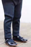 Legging - Marine dentelle