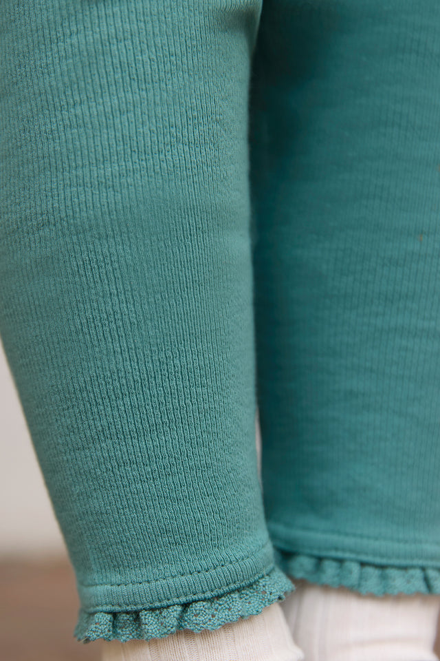 Legging - Emeraude dentelle - Image principale