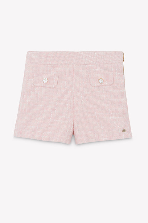 Short - Pink powder tweed - Image principale