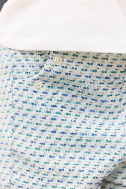 Short - Emeraude tweed - Image principale