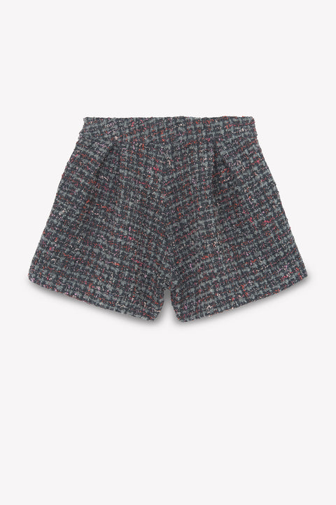 Short - Gris foncé tweed - Image principale