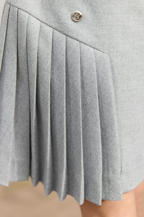 Jupe - Gris plis religieux - Image principale