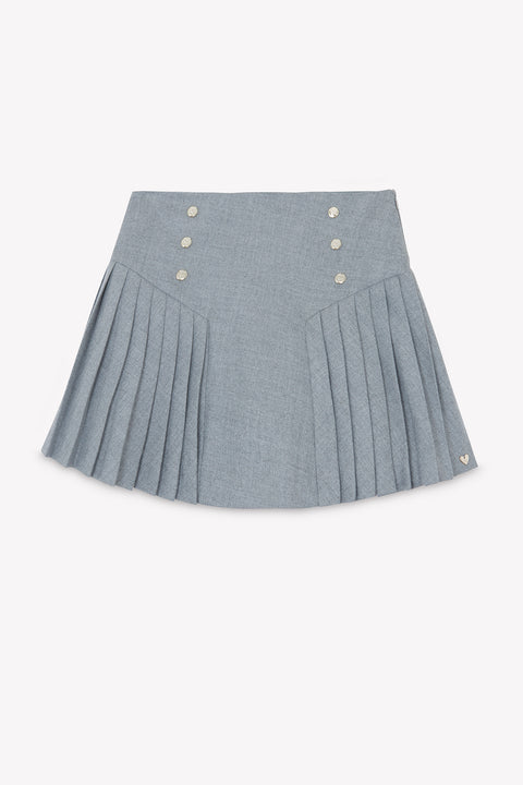 Jupe - Gris plis religieux - Image principale