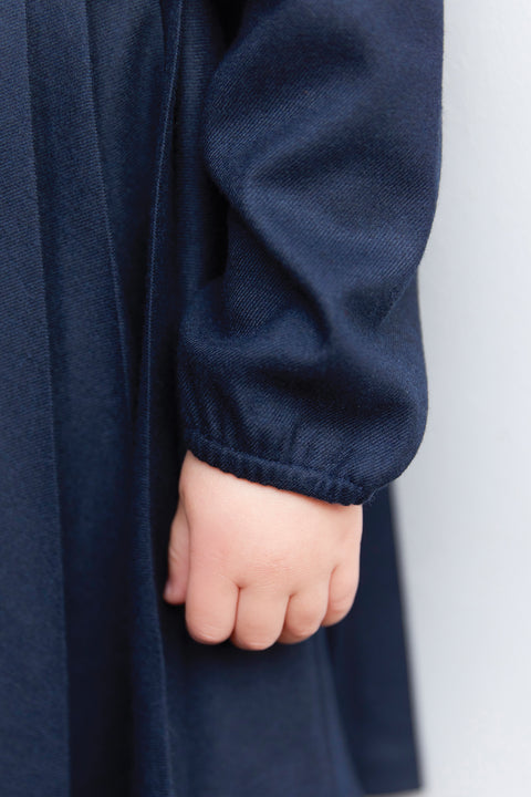 Robe - Marine plis religieux - Image principale