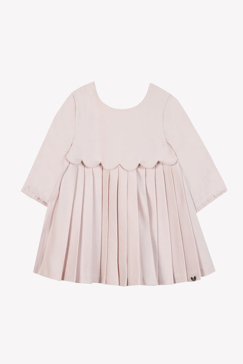 Robe - Rose pâle plis religieux - Image principale