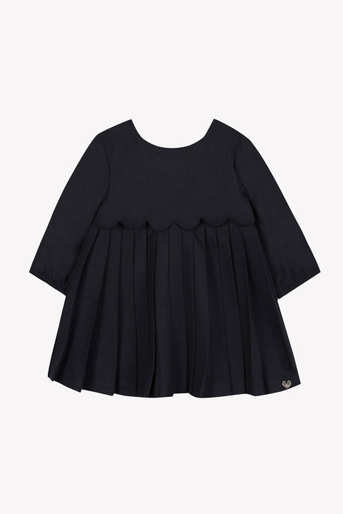 Robe - Marine plis religieux - Image principale
