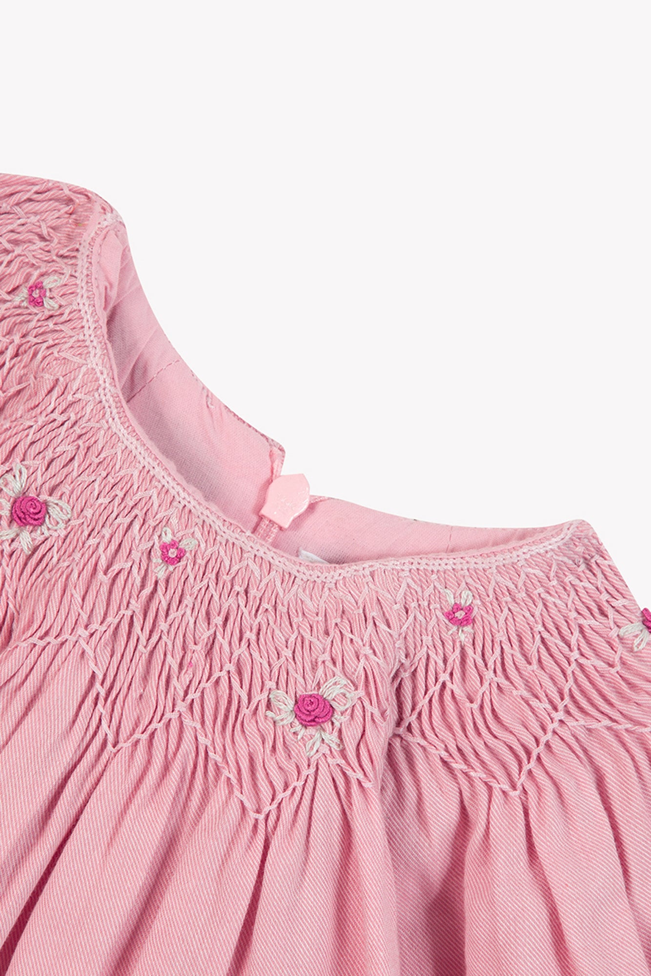 Vestito - Rosa pallido Colletto grembiule
