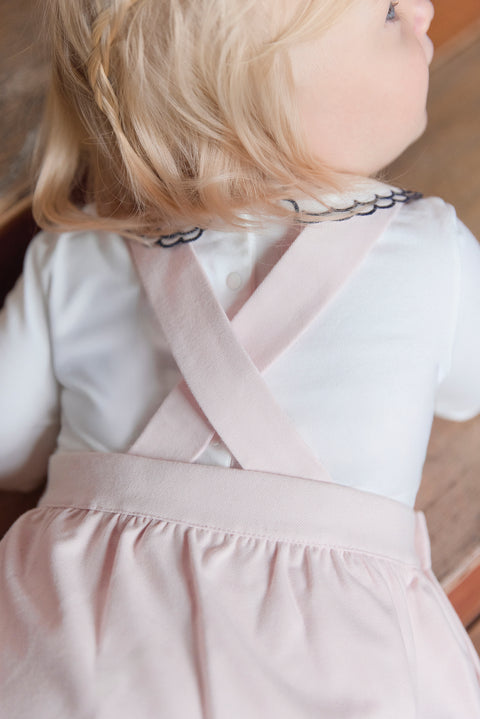 Robe - Rose pâle à bretelles croisées - Image principale