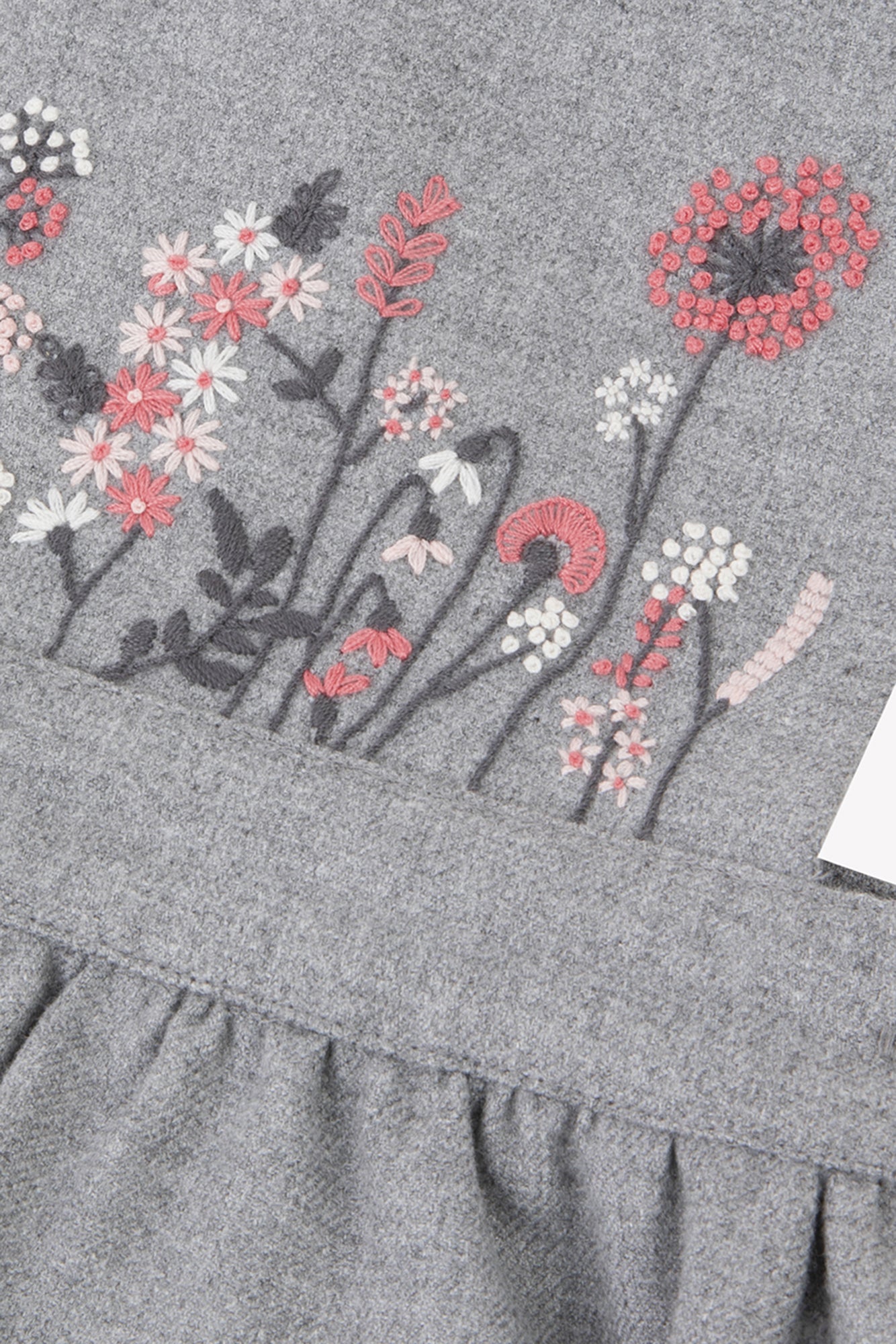 Robe - Gris chiné à bretelles croisées