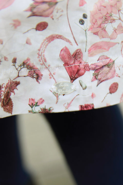 Robe - Tissu liberty smocké - Image principale