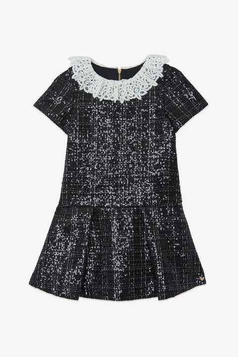 Robe - Noir tweed - Image principale
