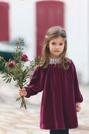 Robe - Prune en velours