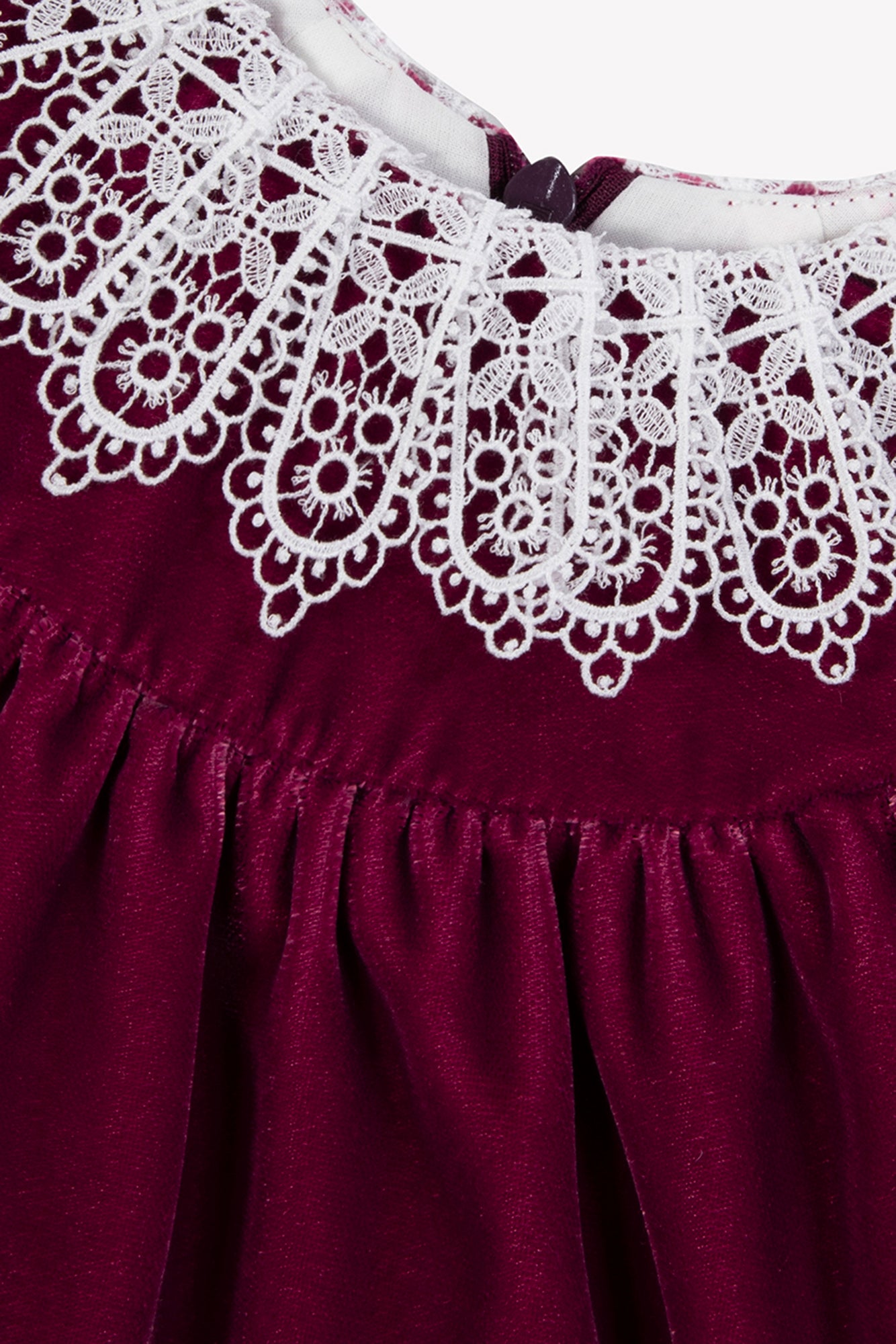 Robe - Prune en velours