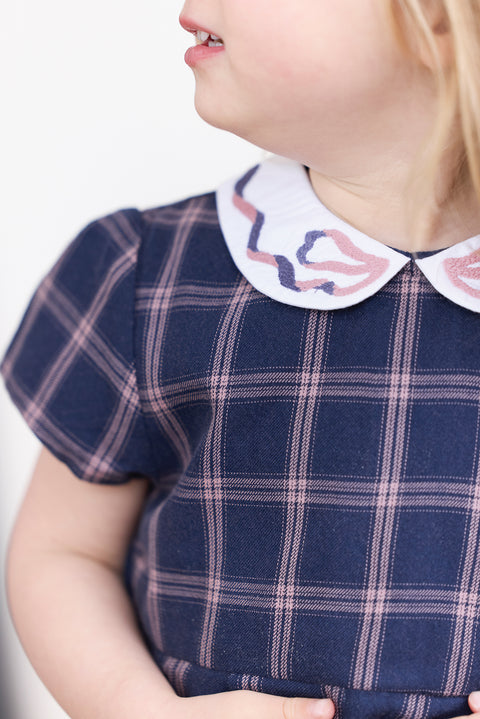 Robe - Myosotis à carreaux - Image principale