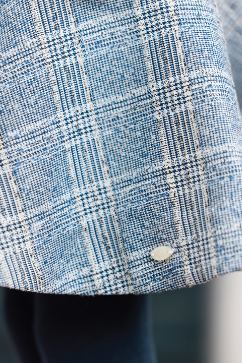 Dress - Navy tweed - Image principale