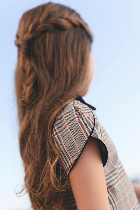 Robe - Chataigne à carreaux - Image principale