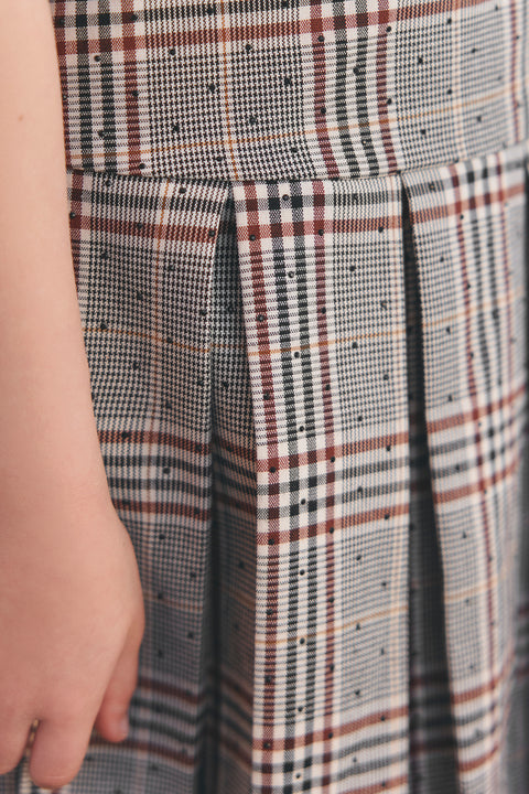 Robe - Chataigne à carreaux - Image principale