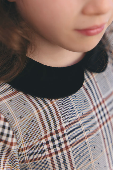 Robe - Chataigne à carreaux - Image principale