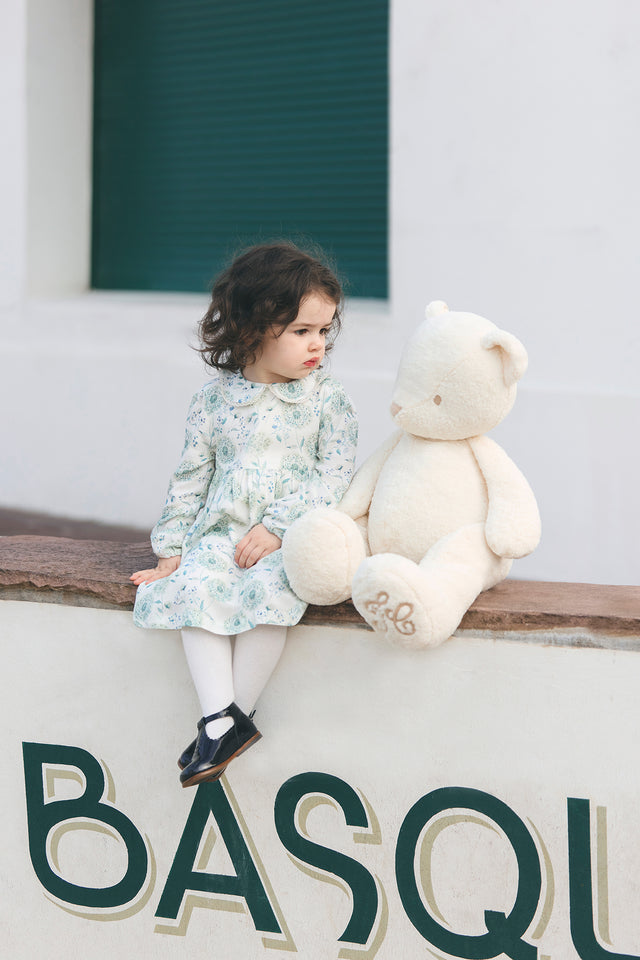 Robe - Emeraude illustration florale - Image principale