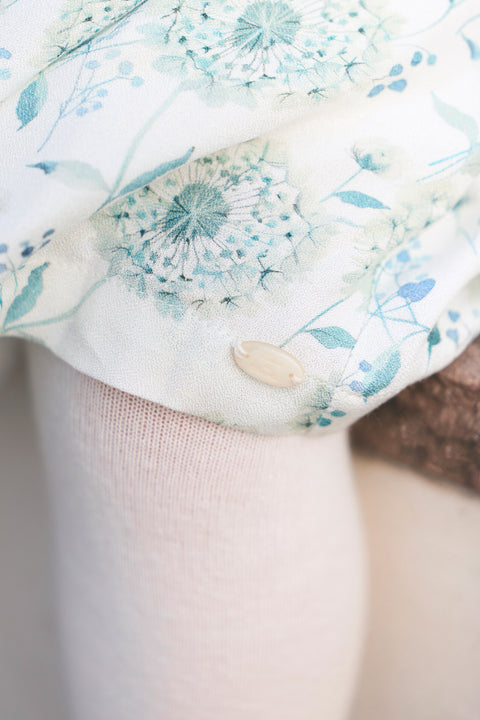 Robe - Emeraude illustration florale - Image principale