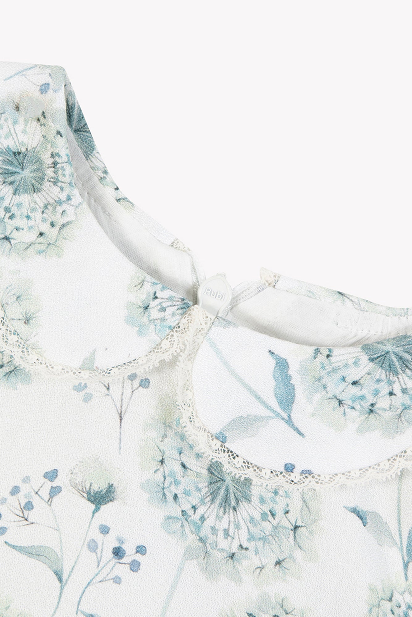 Robe - Emeraude illustration florale