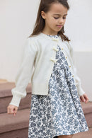 Cardigan - Ecru nœuds