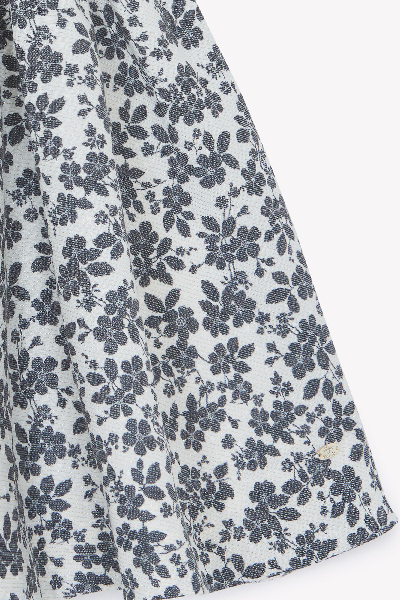 Jurk - Ecru bloemrijk