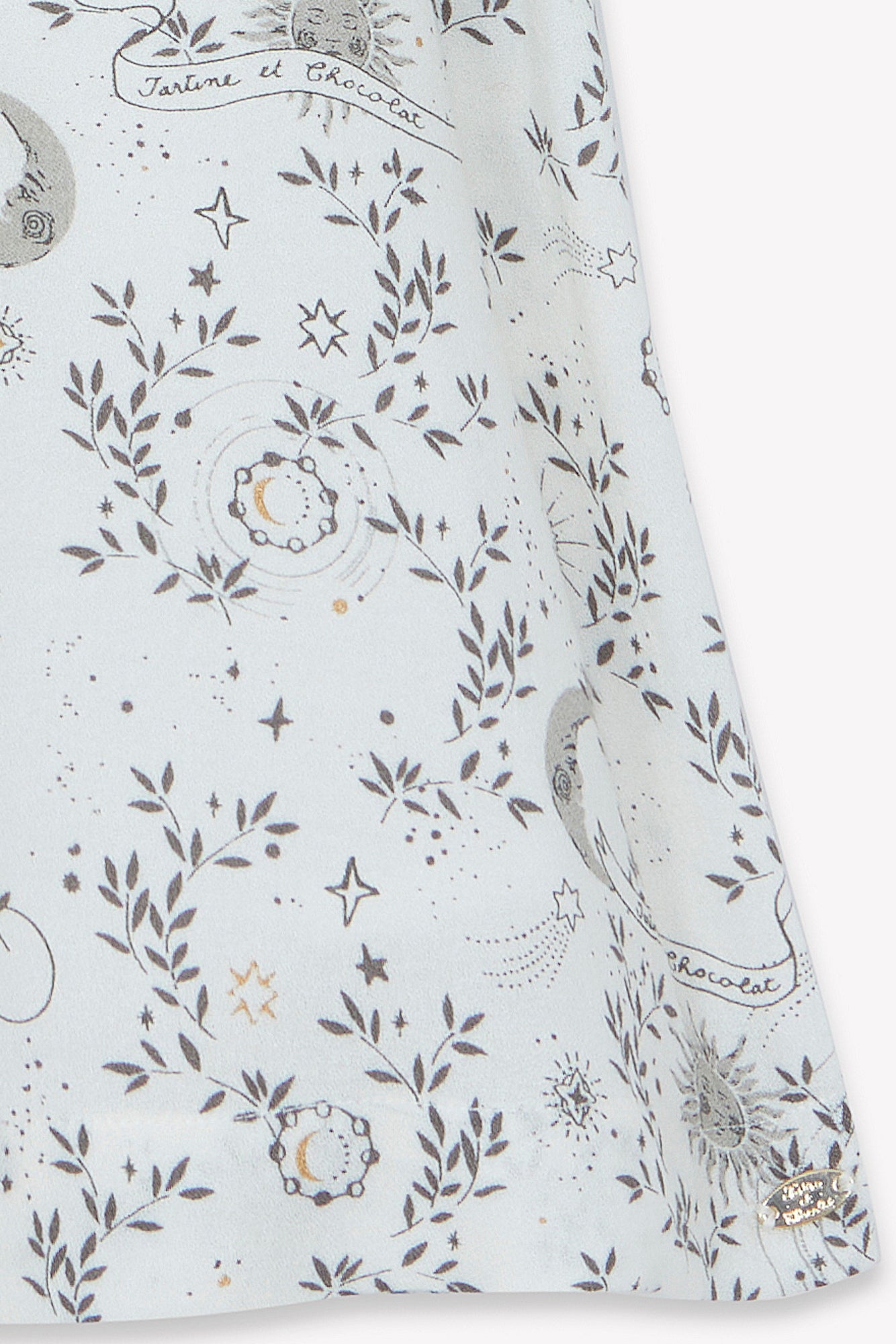 Kleid - Ecru Stickerei