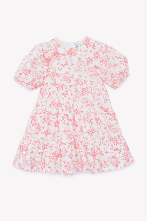 Robe - Praline inspiration Toile de Jouy - Image principale