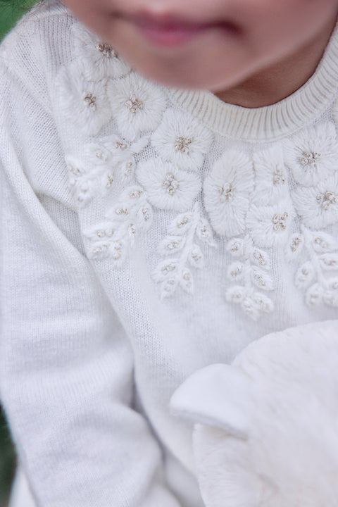 Robe - Ecru broderies - Image principale