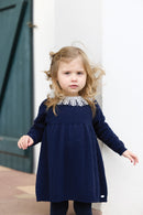 Robe - Marine en maille