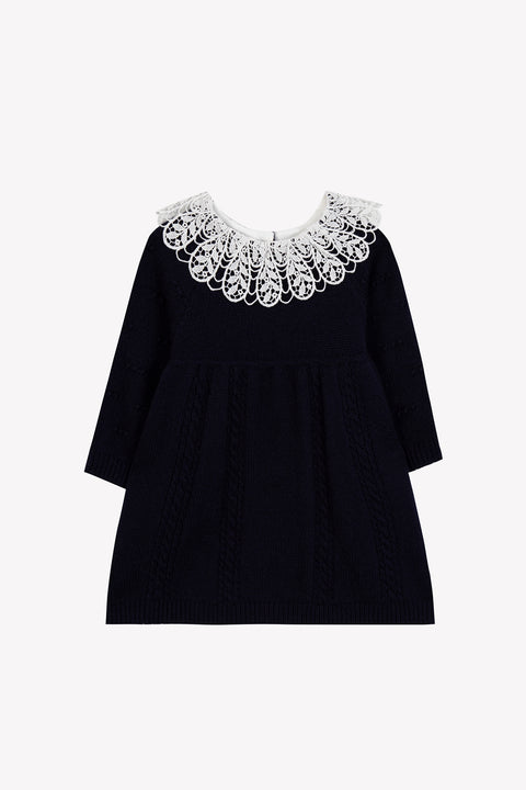 Dress - Navy knitwear - Image principale