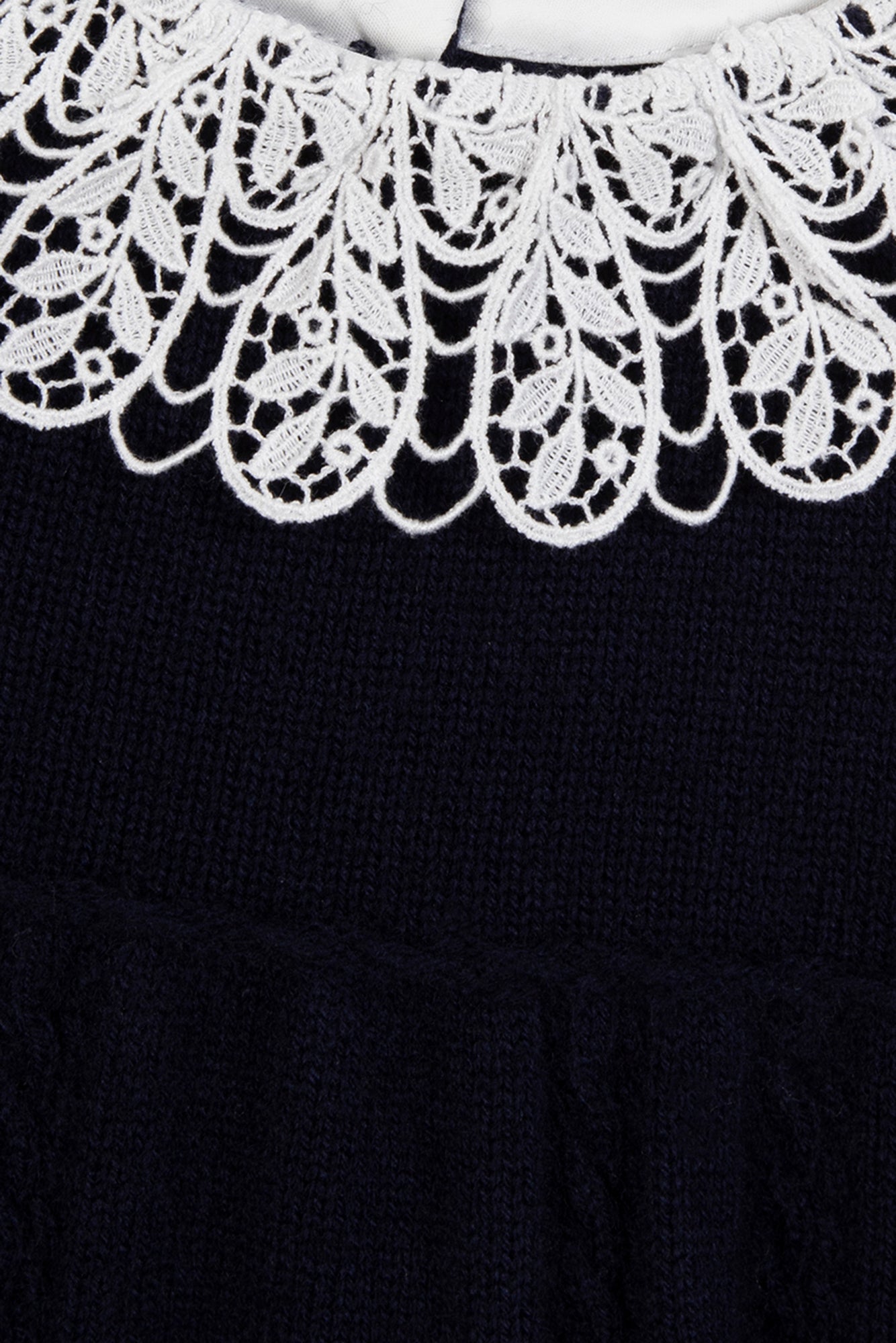 Robe - Marine en maille