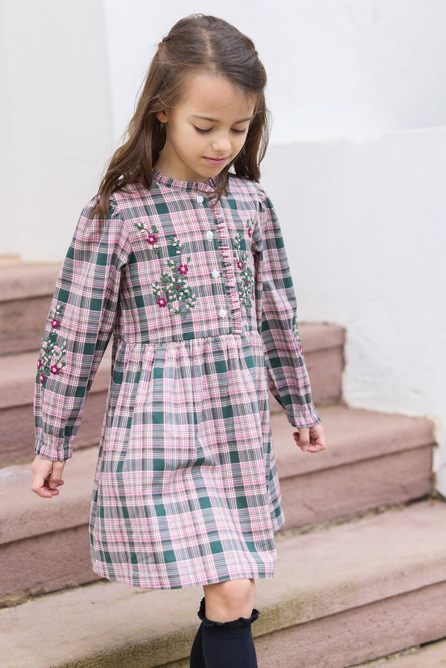 Dress - Green of Grey has Check - Image principale