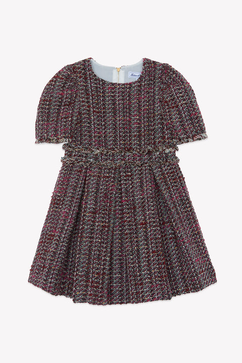 Dress - Magenta tweed - Image principale