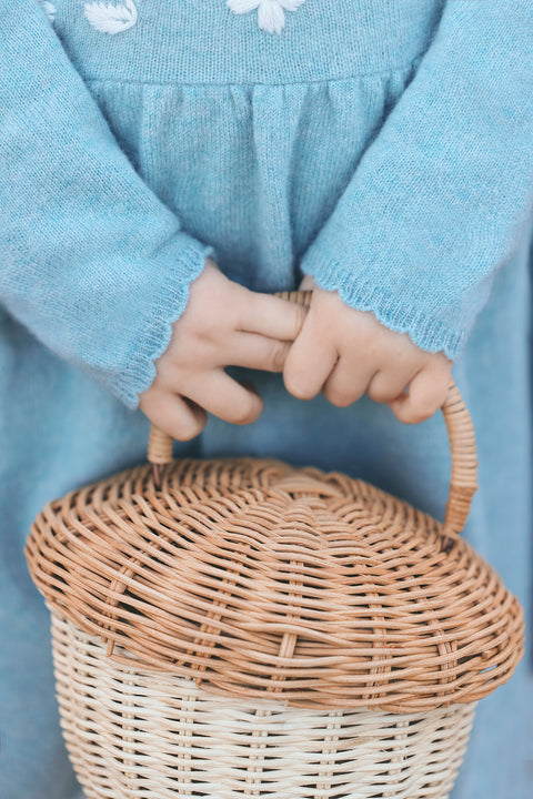 Robe - Vert d'eau en maille - Image principale