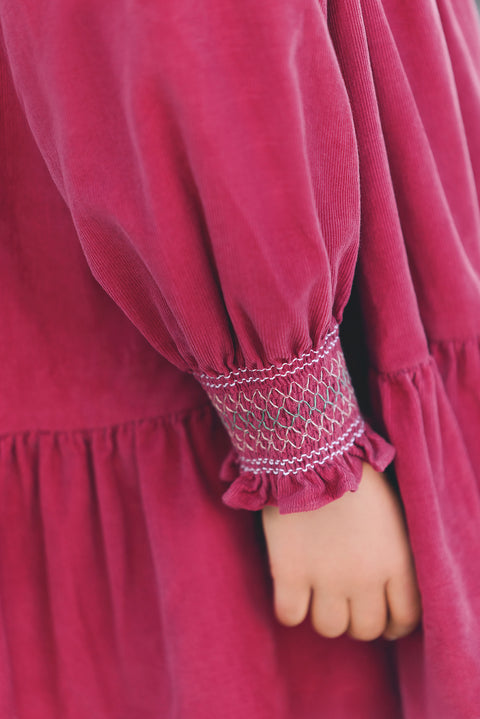 Robe - Magenta velours - Image principale
