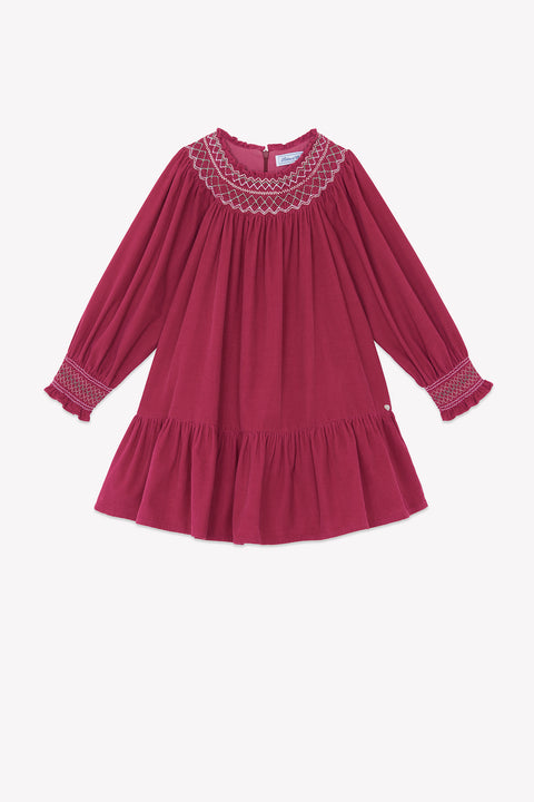 Dress - Magenta velvet - Image principale
