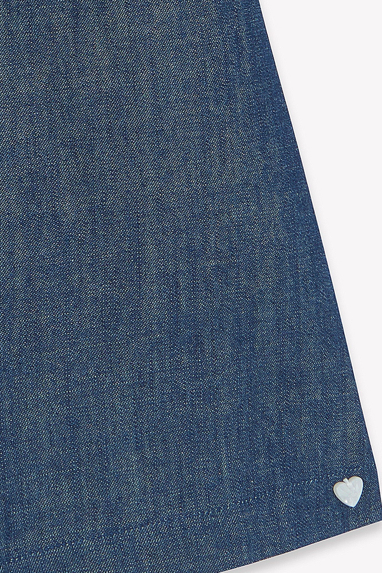 Jurk - Chambray Peter pan kraag