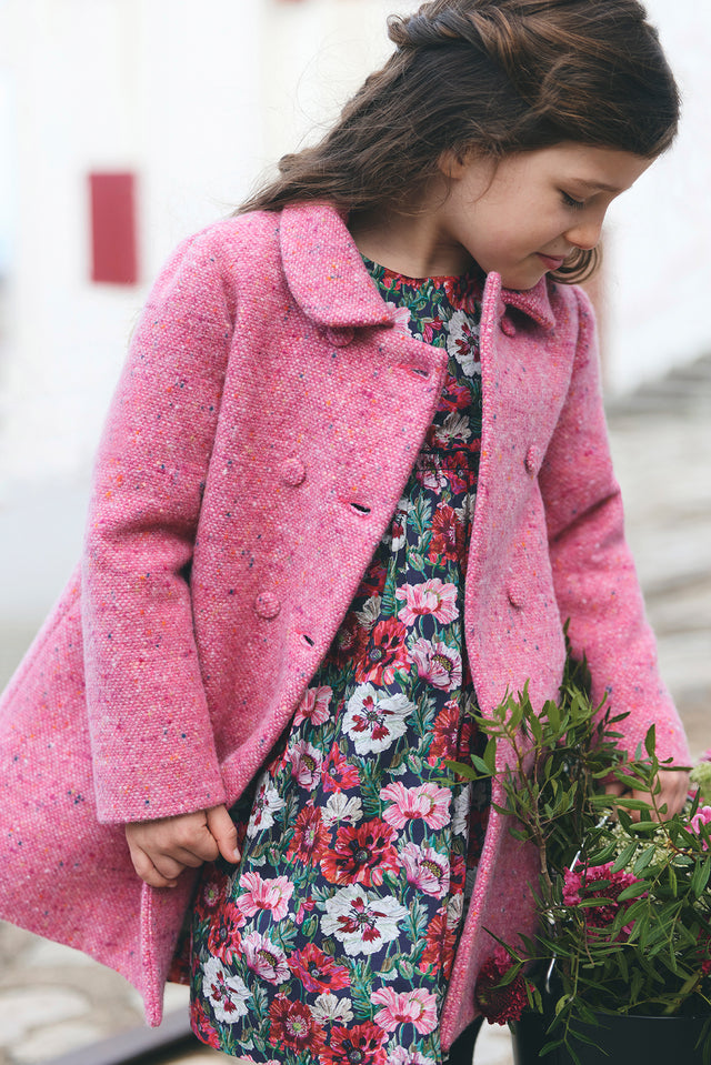 Manteau - Magenta en laine - Image principale