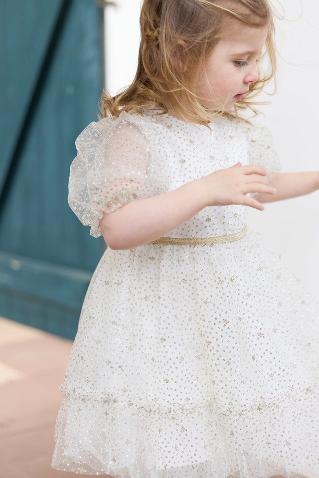 Kleid - Gold mit Pailletten - Image principale