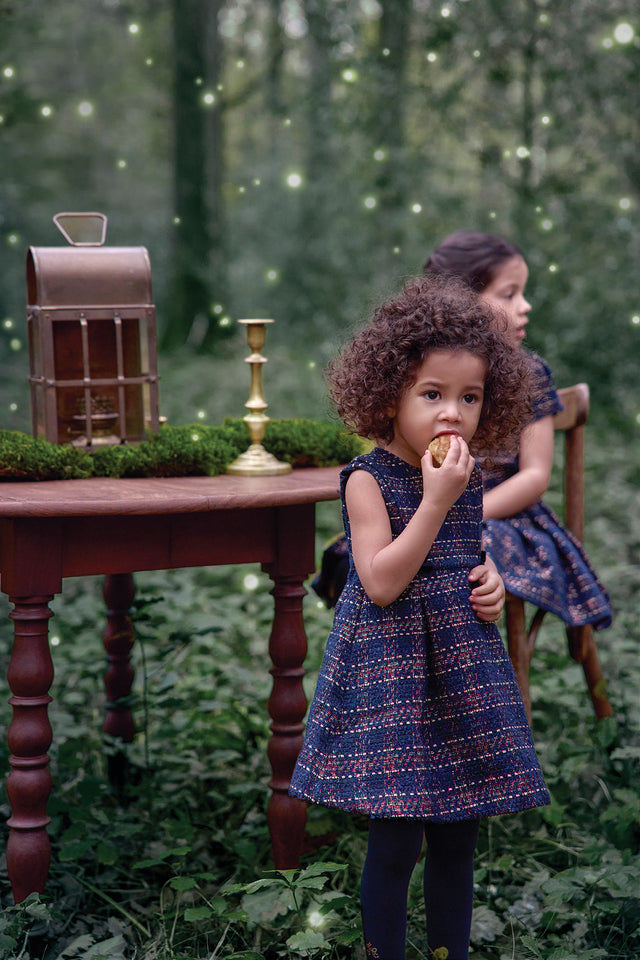 Robe - Marine avec nœuds - Image principale