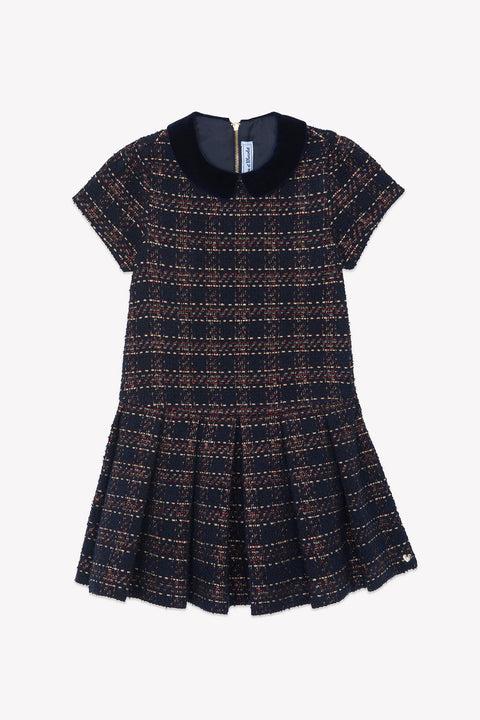 Dress - Navy peter pan collar - Image principale