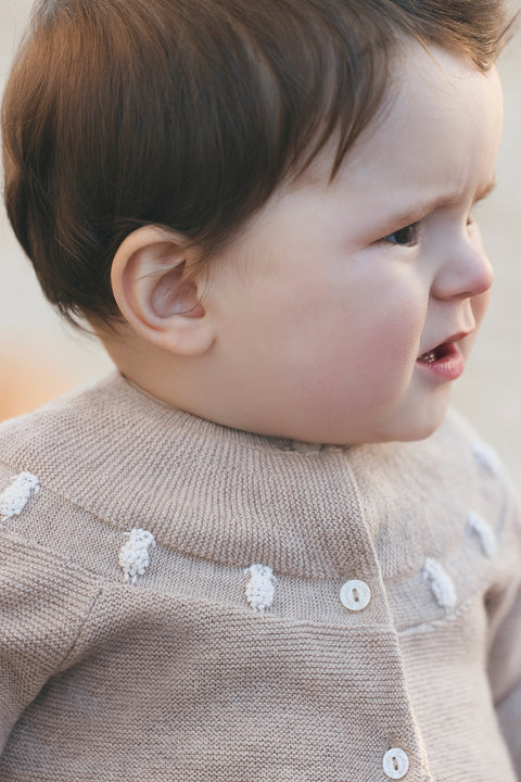 Combinaison longue - Moka moutons - Image principale